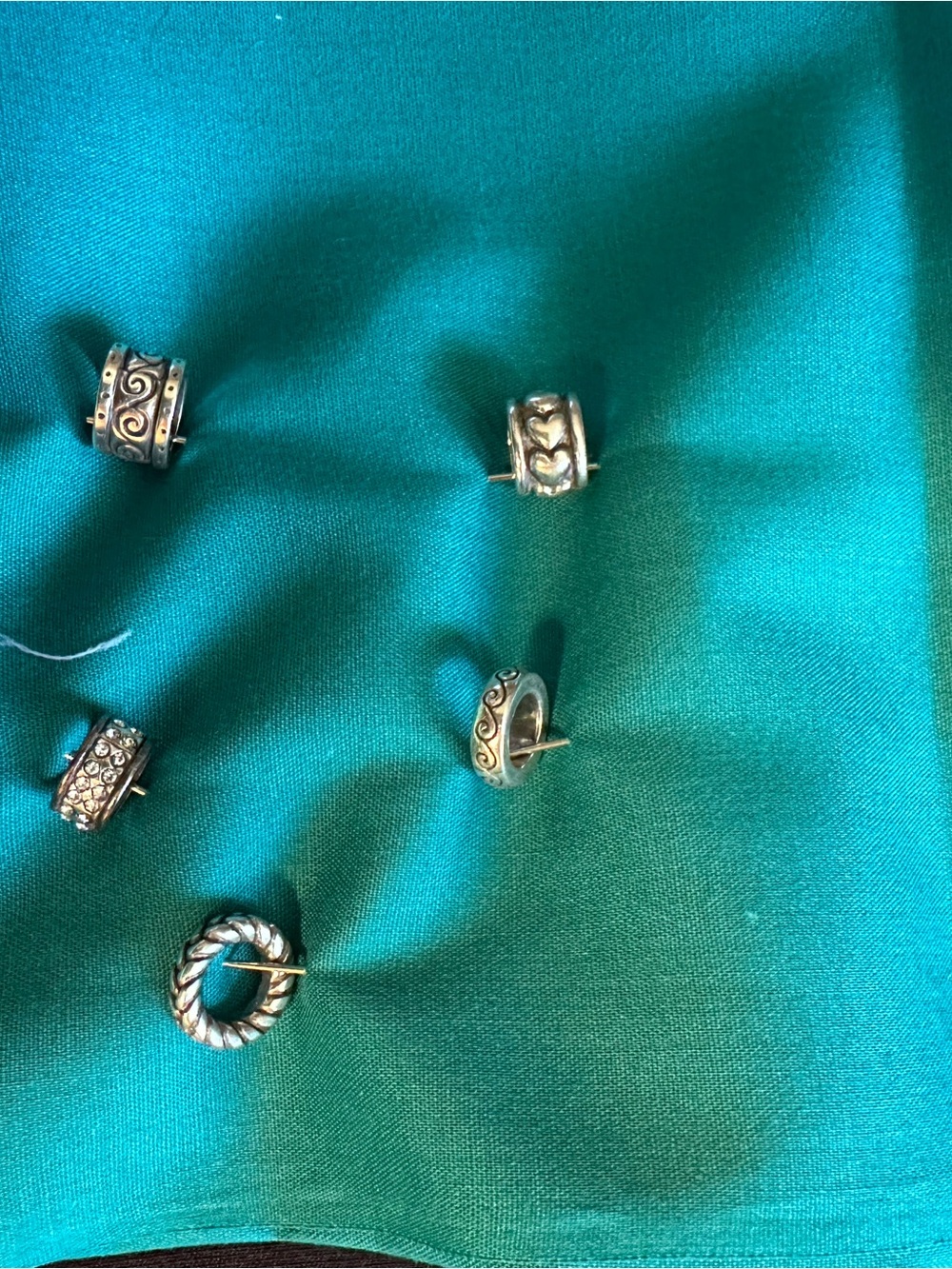 Brighton Silver Decorative Bead Spacers - Picture 1 of 2